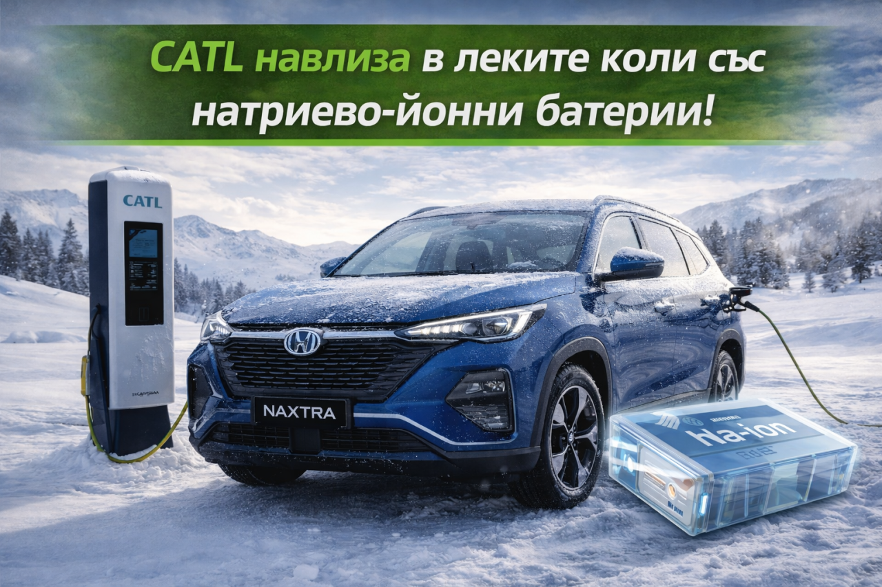 Натриево-йонните батерии на CATL официално навлизат в леките автомобили