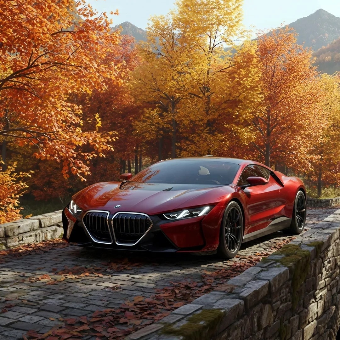 Първо виртуално BMW M9 за 2027 г. показва идея за средноразположен суперспортен модел