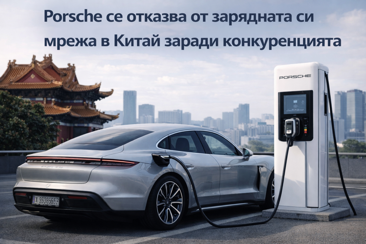 Porsche се оттегля от Китайската зарядна мрежа след рязък спад на продажбите