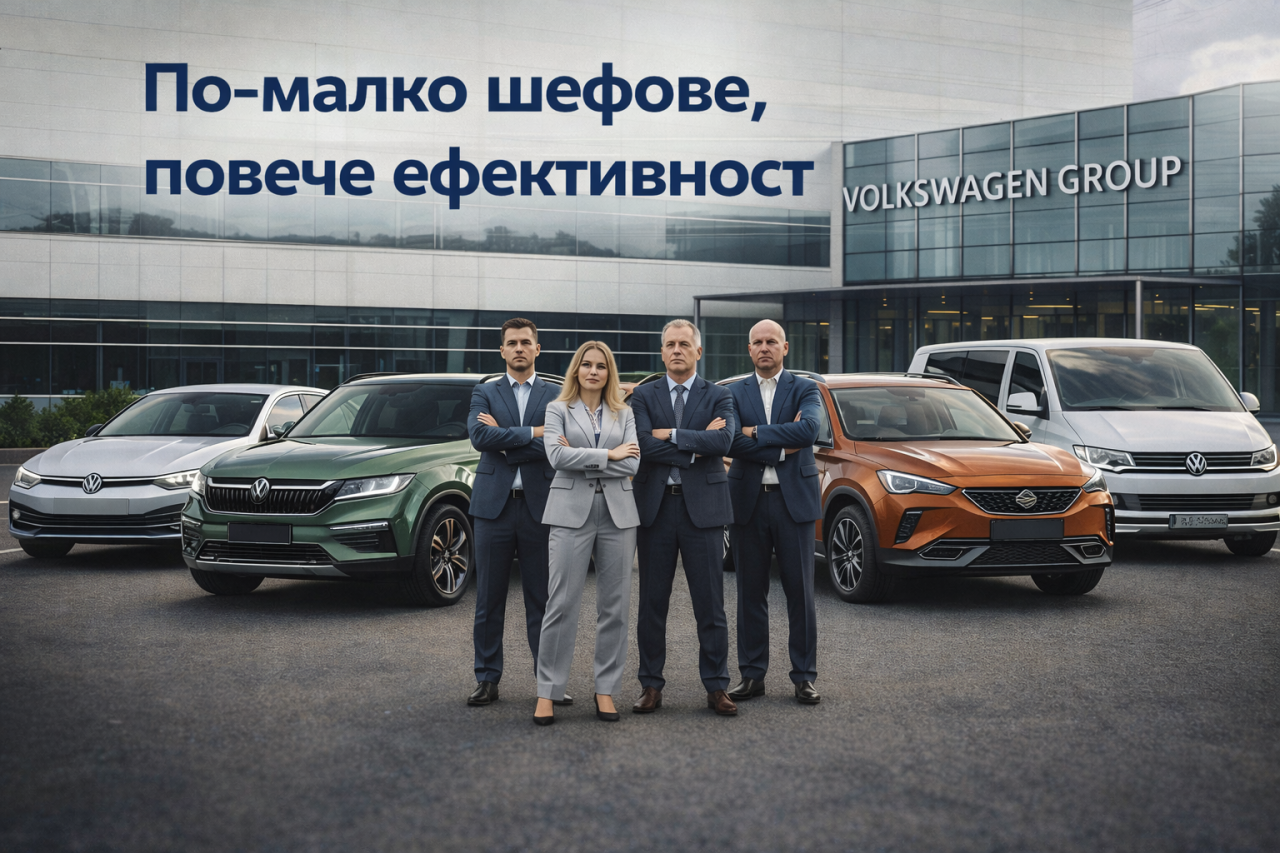 Volkswagen реорганизира VW, Škoda, SEAT и Cupra, за да стане по-бърз и по-ефективен