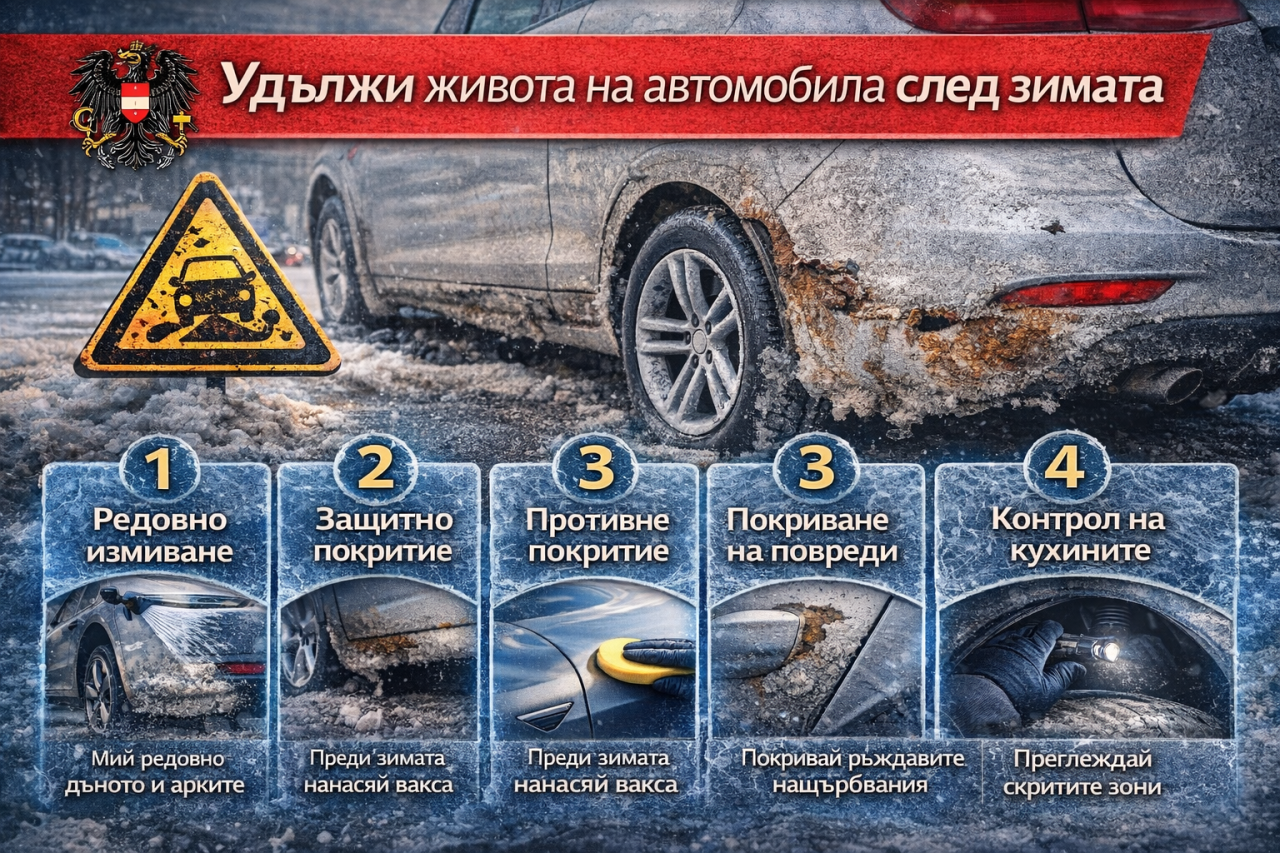 Как солта и реагентите разрушават каросерията и как да я защитите през зимата