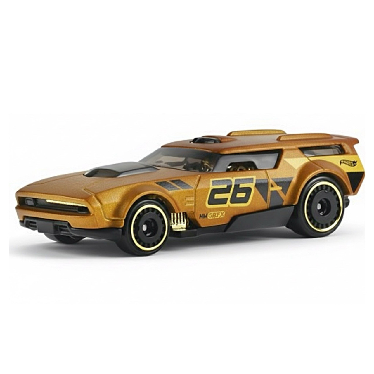 Новият златен Hot Wheels за 2026 г. е shooting brake с дрифт характер