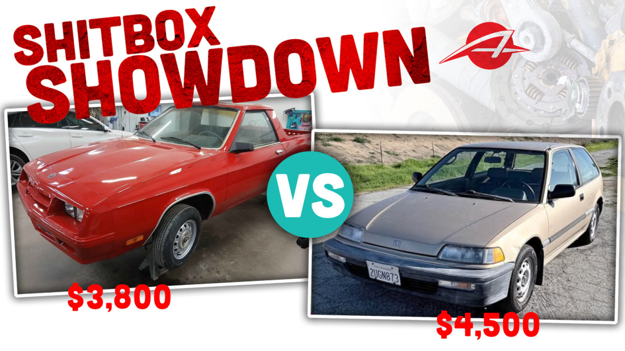 1984 Dodge Rampage срещу 1990 Honda Civic: избор между две четиристепенни ръчни кутии