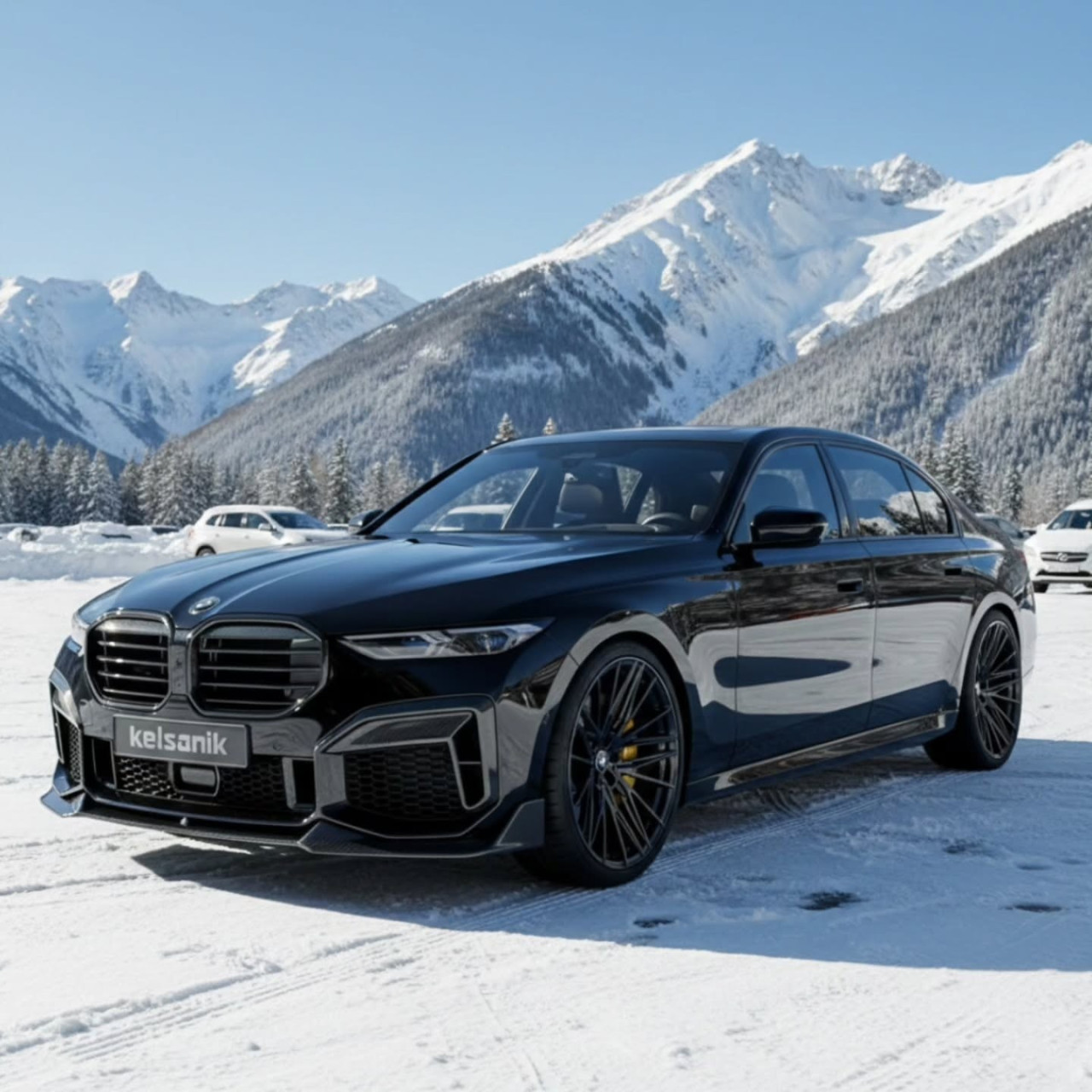 Фейслифтът на BMW 7 Series (G70) се появи в нови рендъри