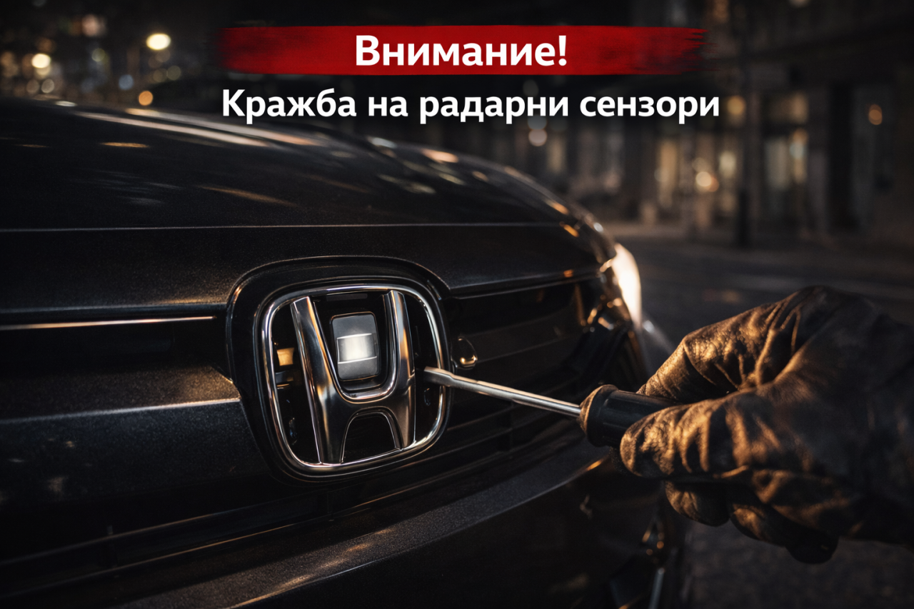 Крадци вадят автомобилни емблеми, за да откраднат радарни сензори