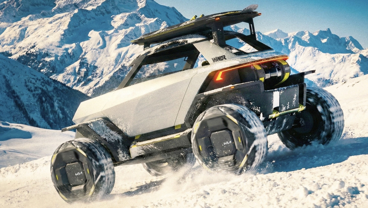 Корейски студент превръща Kia WKNDR в едноместен офроуд EV