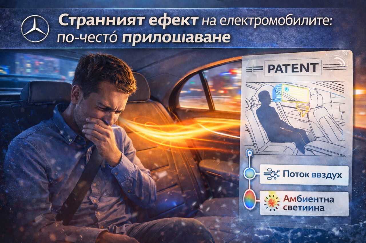 Mercedes патентова система срещу прилошаване в електромобил