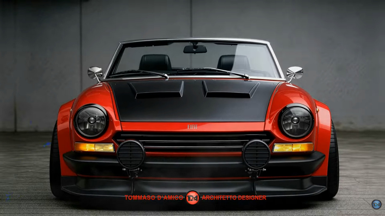 2026 Fiat 124 Spider: ретро роудстър оживява в CGI