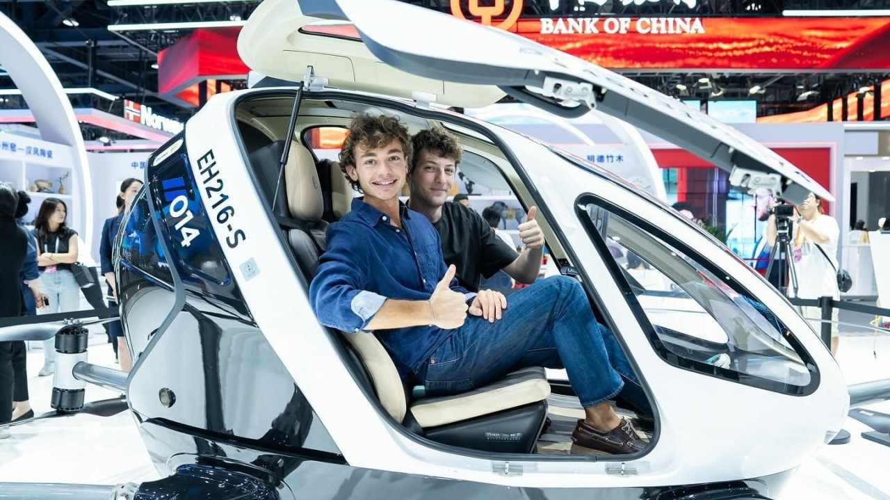 Летящо такси без пилот? Турция тества бъдещето с EH216-S