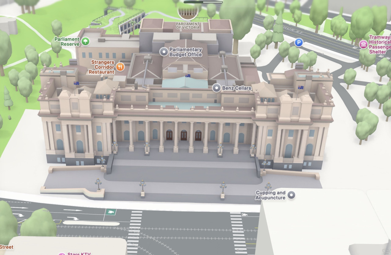 Apple подобри 3D картите на Мелбърн в Apple Maps