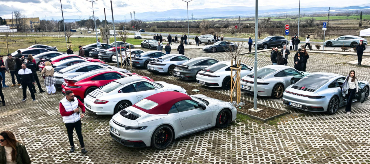 Porsche Club Bulgaria за първи път в Шипка – спортните автомобили завладяха Розовата долина