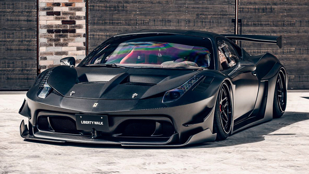 Ferrari 458 Italia: японският тунинг я превръща в „суперкар нинджа“