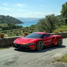Alfa Romeo 6C: виртуалният средномоторен съперник на Corvette