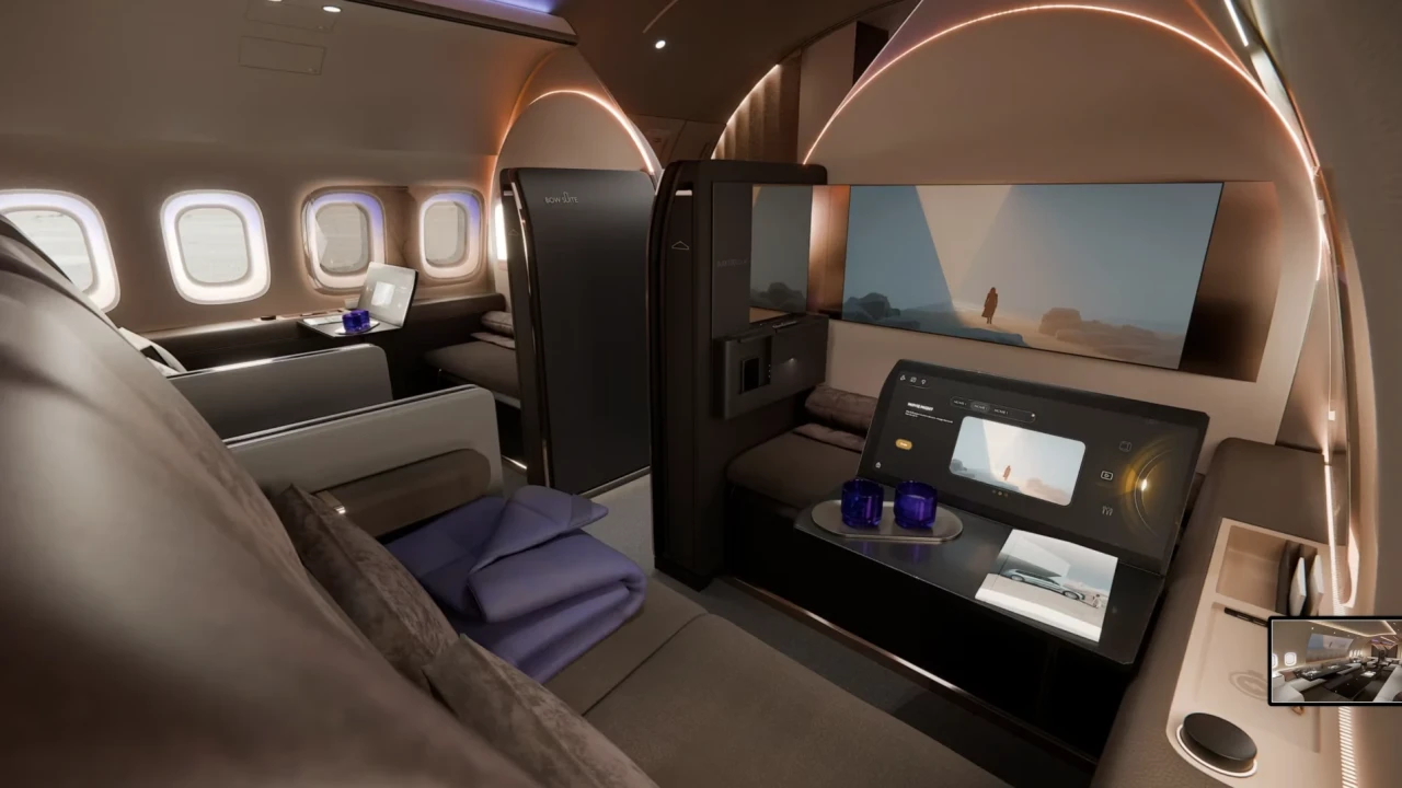 VIP кабина като от бъдещето: Lufthansa „The Bow“