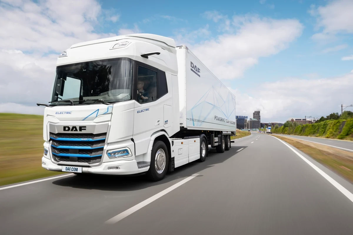 DAF показва колко далеч стигат електрическите камиони