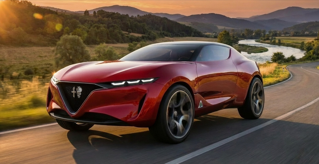 Alfa Romeo Brenta показва Brera визия в кросоувър рендър