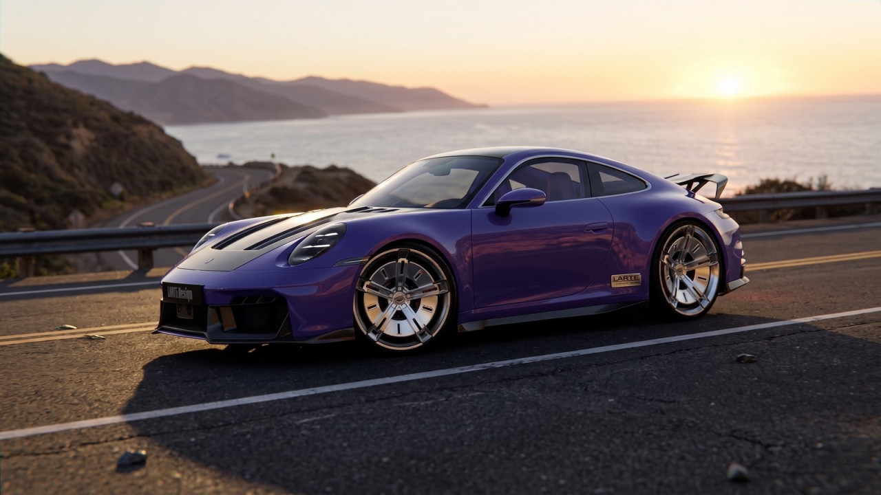 LARTE Design 911 992.2 пакет с 12 Dry Carbon части