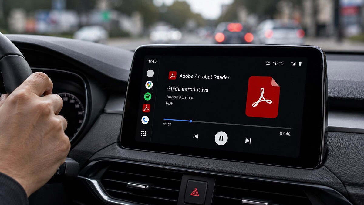 Adobe добави PDF документи в Android Auto