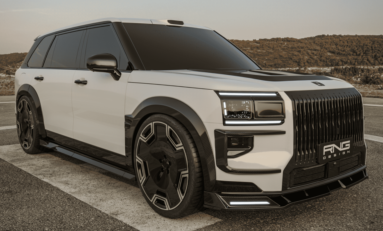 Zeekr 9X получава агресивна визия от RNG Design