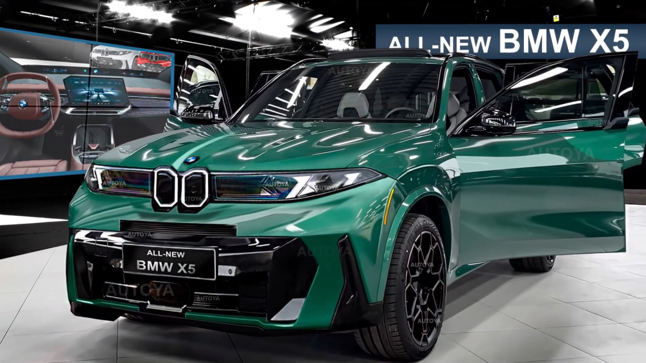 Новото BMW X5 (G65) дебютира: Еволюция с X-образен почерк и водородна визия