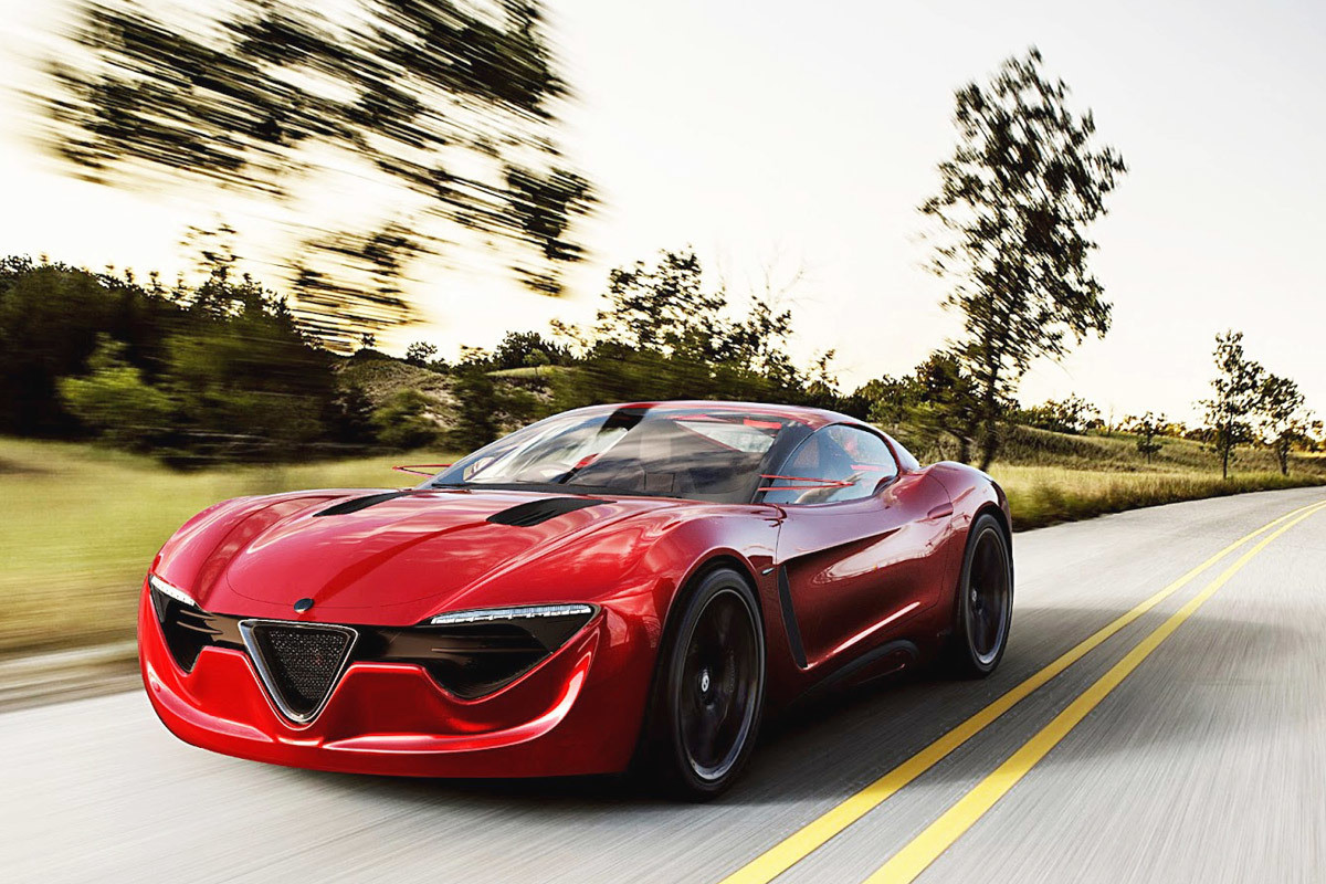 Alfa Romeo 6C се завръща като рендър с суперкар визия