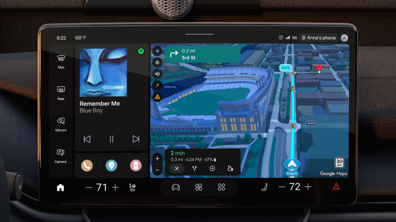 Google Gemini „проглежда“: Volvo EX60 превръща AI в интелигентен навигатор
