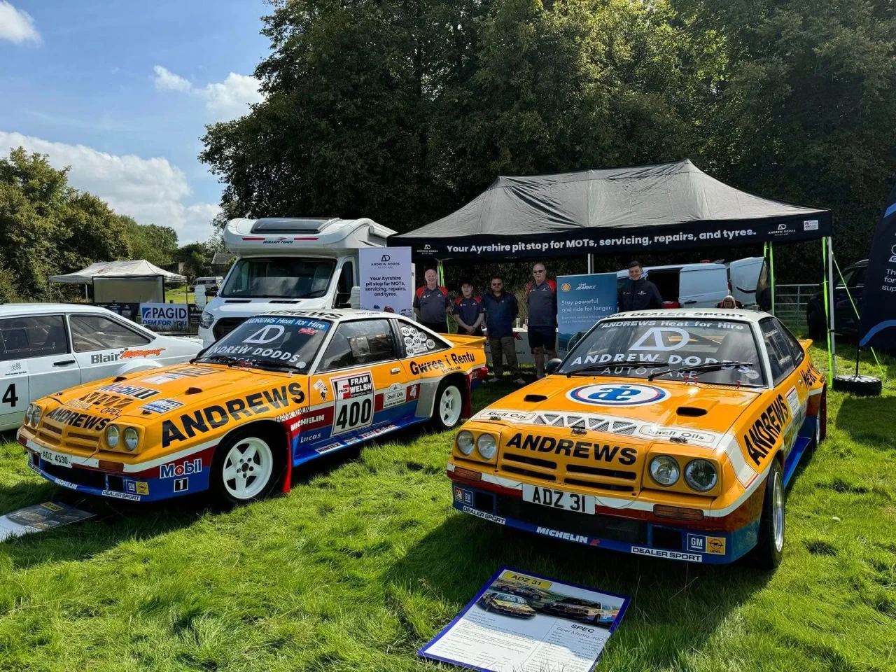 Две легенди Opel Manta 400 Works излизат на търг в Силвърстоун