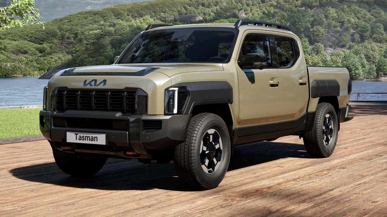 Kia Tasman дебютира: Мощен офроуд пикап с 281 к.с. и 4x4 способности