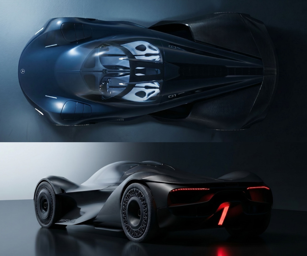 Mercedes-AMG Dark Star: Дигитална визия за хиперкола с V8 „сърце“