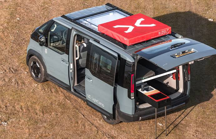 Vantrack LightCamp превръща Kia PV5 в електрически миникемпер за приключения