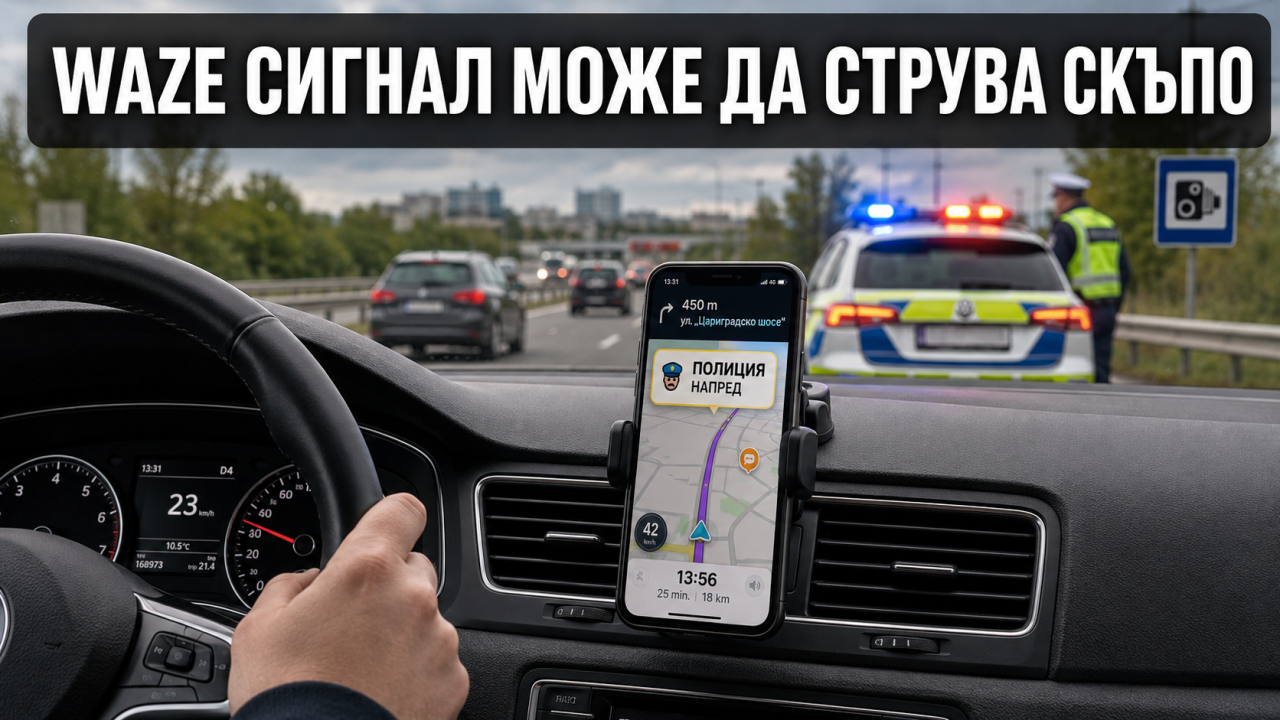 Waze сигналите могат да струват до 30 000 евро