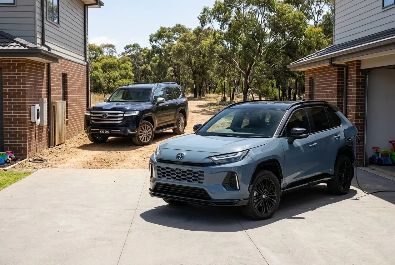 Електрическа офанзива на Toyota: RAV4 PHEV, Land Cruiser и Hilux BEV променят играта
