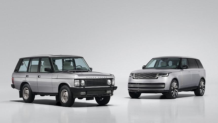 Мост между епохите: Range Rover обединява класически 1993 Classic и нов SV Ultra в ексклузивна двойка