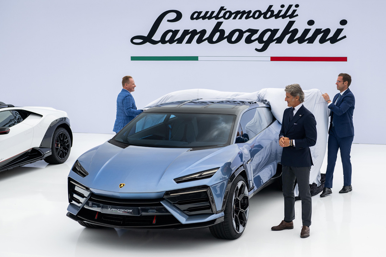 Lamborghini слага спирачки на електромобилите: Lanzador става хибрид до 2030 г.