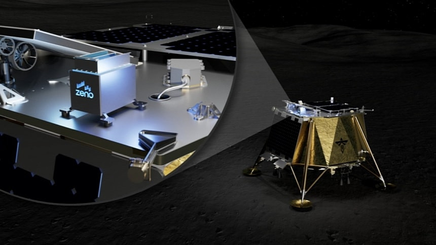 Zeno RHU изпраща америций-241 до Луната през 2028: Революция в лунното оцеляване