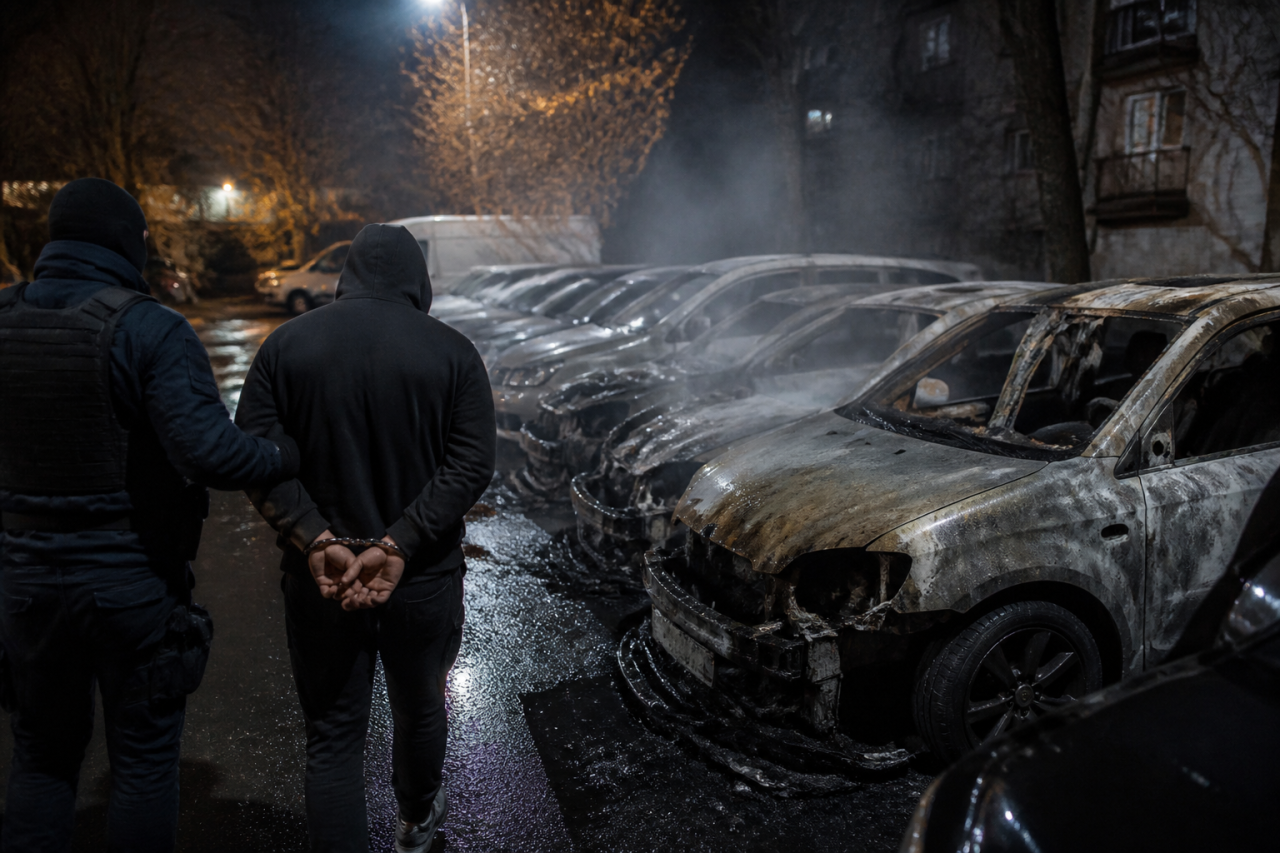 Палежите на 13 автомобила в София: задържан заподозрян