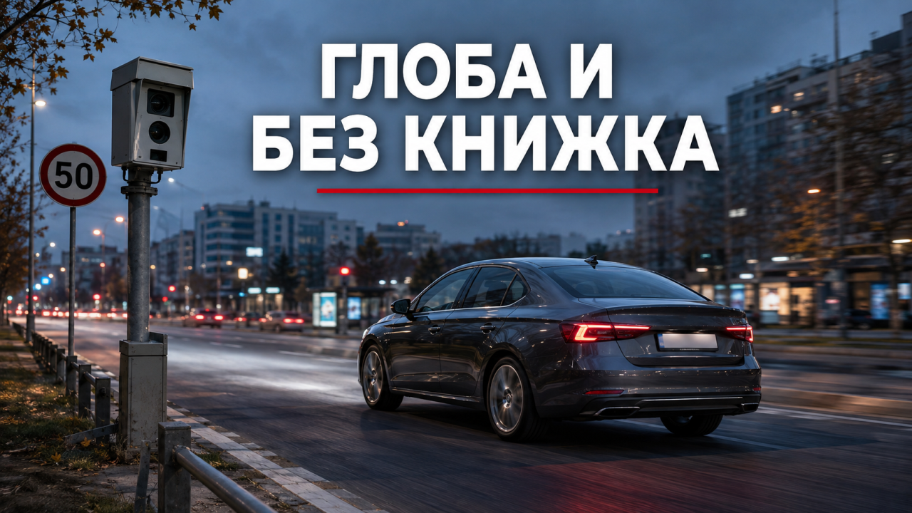 Превишение с над 50 км/ч: 357,90 евро глоба и 3 месеца без книжка