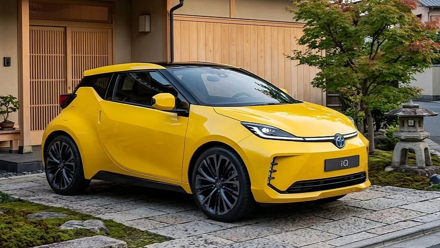 Toyota iQ за 2028: дизайнер възроди градския модел в нов CGI проект