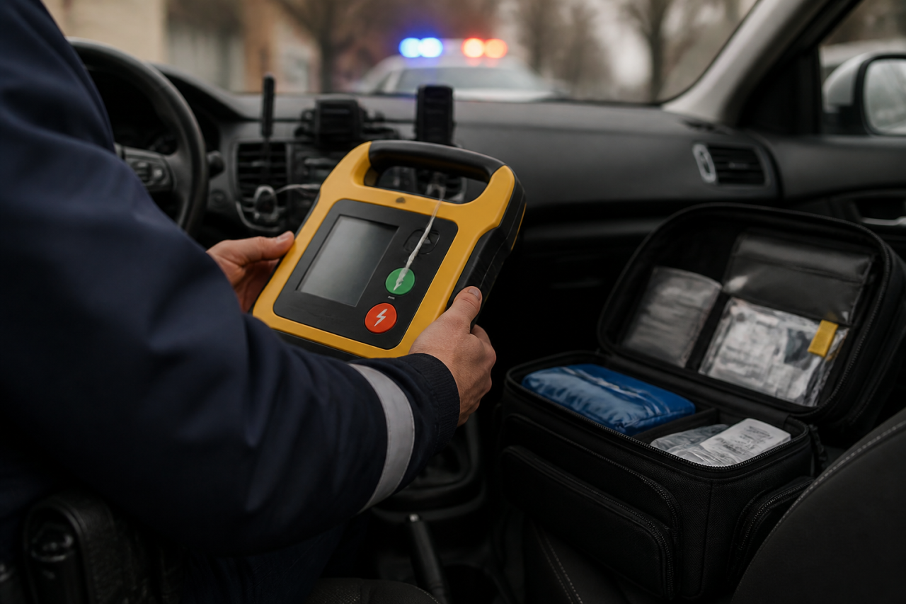 МВР патрулки получават дефибрилатори с промени в закона
