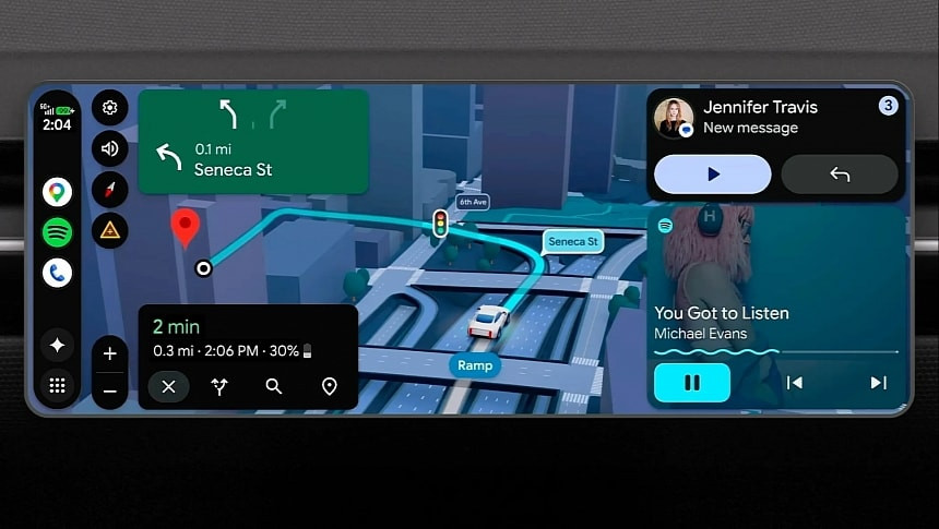 Нова визия за пътя: Google Maps в Android Auto се променя радикално с фокус върху безопасността