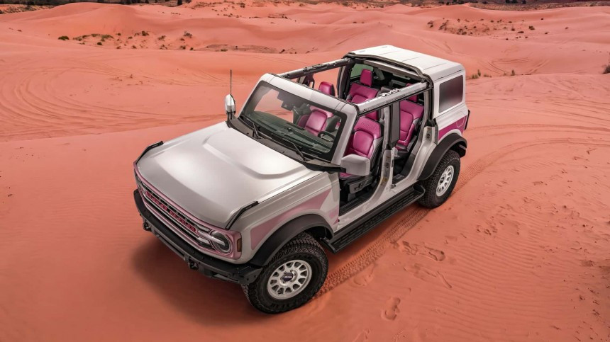 Ярък бунт в пясъците: Ford разкрива ексклузивния Bronco DesertRising Edition с магента акценти