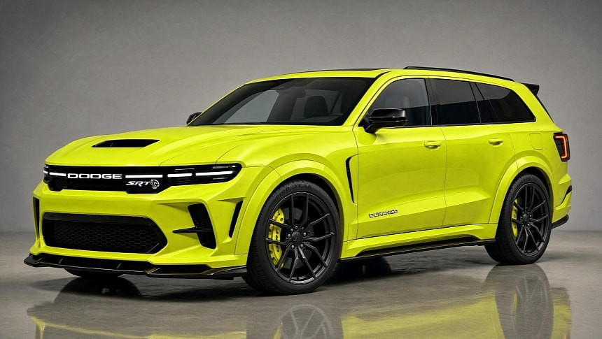 Dodge Durango 2030 се появи в нови рендъри с SRT визия и футуристичен интериор