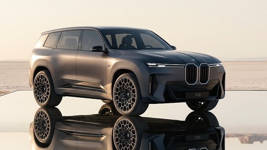 BMW X9 M-Sport се появи в нов рендър с 24-цолови джанти и стил Neue Klasse