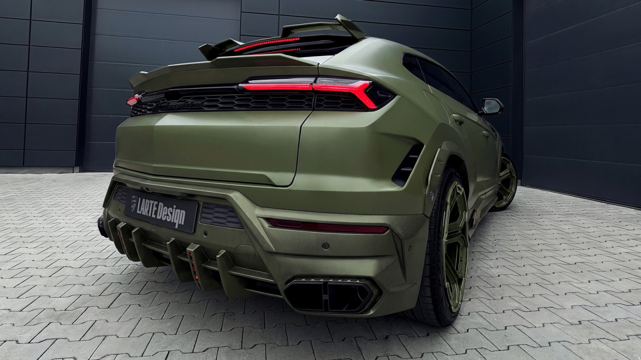 Милитарен удар с карбон: Lamborghini Urus SE сбъдва мечтите на тунинг маниаците