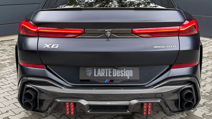 BMW X6 xDrive30d с карбонов бодикит: Larte Design превърна дизеловия SUV в агресивна машина