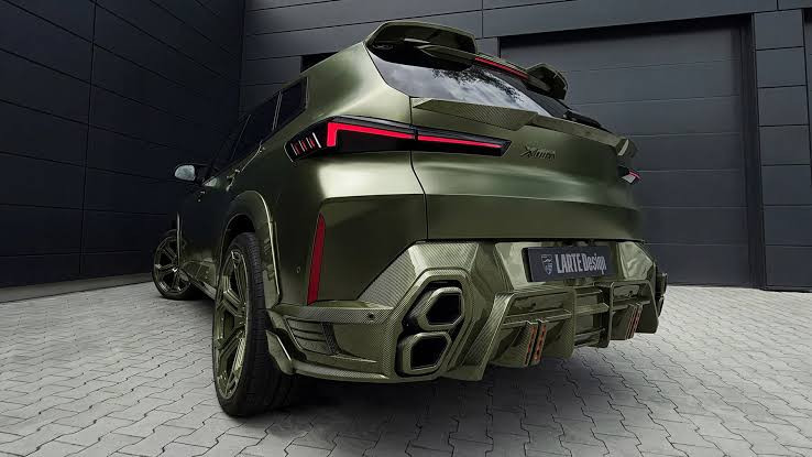 Бруталният BMW XM с матово оливково покритие и сух карбон, който спира дъха