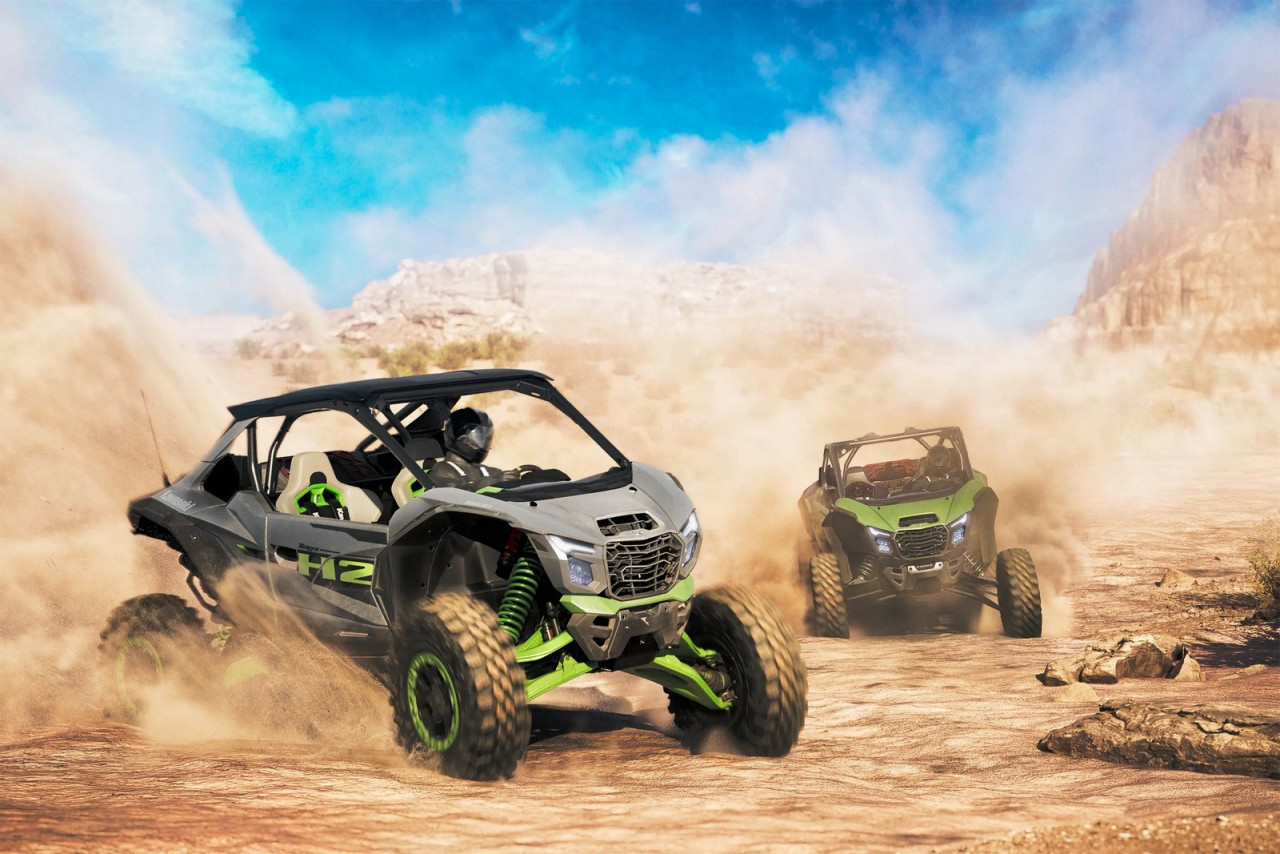 Свиреп офроуд звяр: Kawasaki Teryx H2 дебютира с компресорен двигател и 250 конски сили