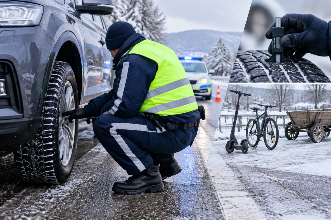 Пътна полиция Враца напомни: зимни гуми от 15 ноември