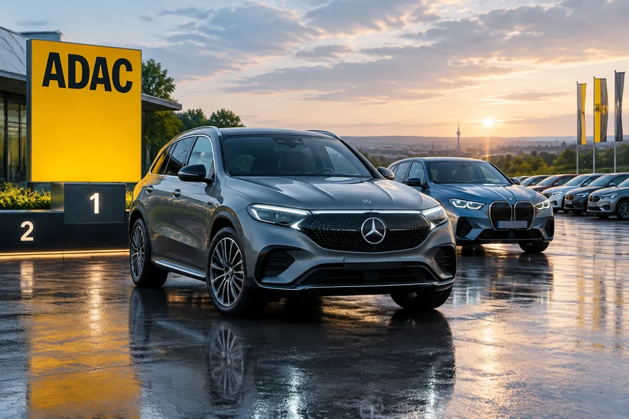 Mercedes GLC EQ оглави Топ 10 на ADAC за 2026