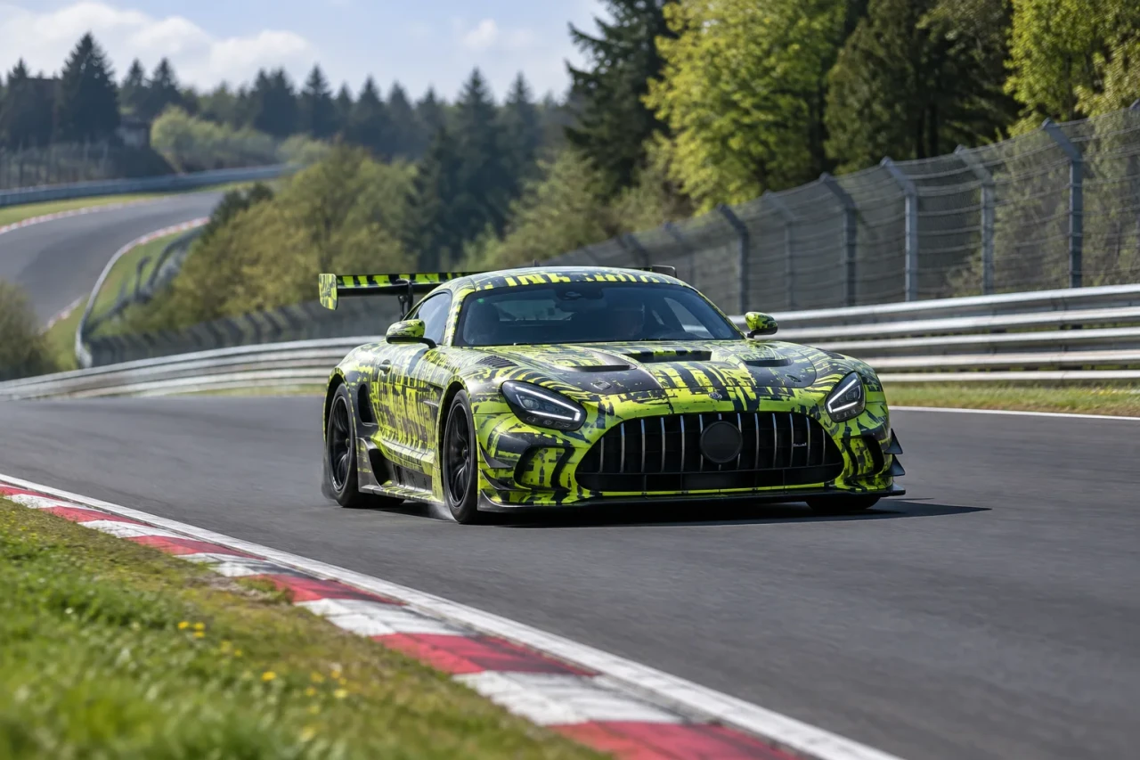 Mercedes-AMG GT Black Series 2027 тества на Нордшлайфе